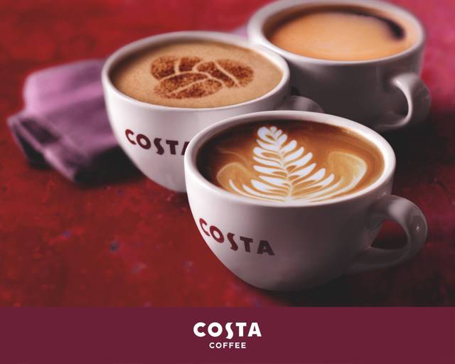 Costa Coffee (Bham Pershore Rd DT) Menu Takeaway in Birmingham, UK Delivery menu & prices