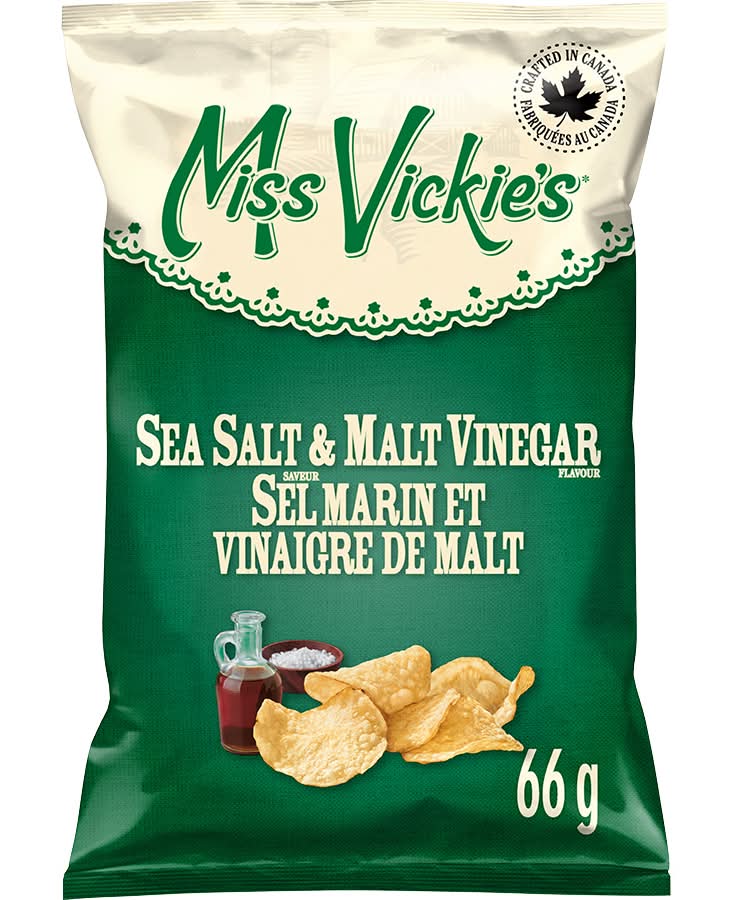 Miss Vickie's Potato Chips, Sea Salt-Malt Vinegar (66 g)