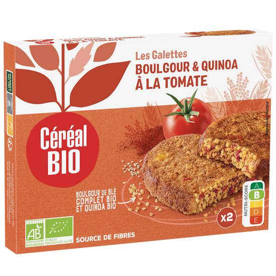 Galettes Quinoa Tomates Cerises Bio Cereal Bio 250 gr