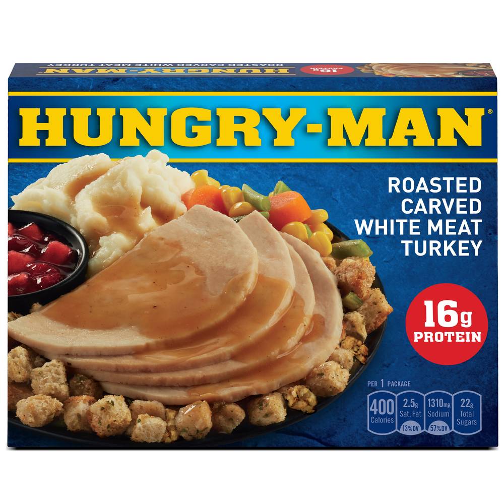 Hungry-Man Roasted Carved White Meat Turkey Dinner