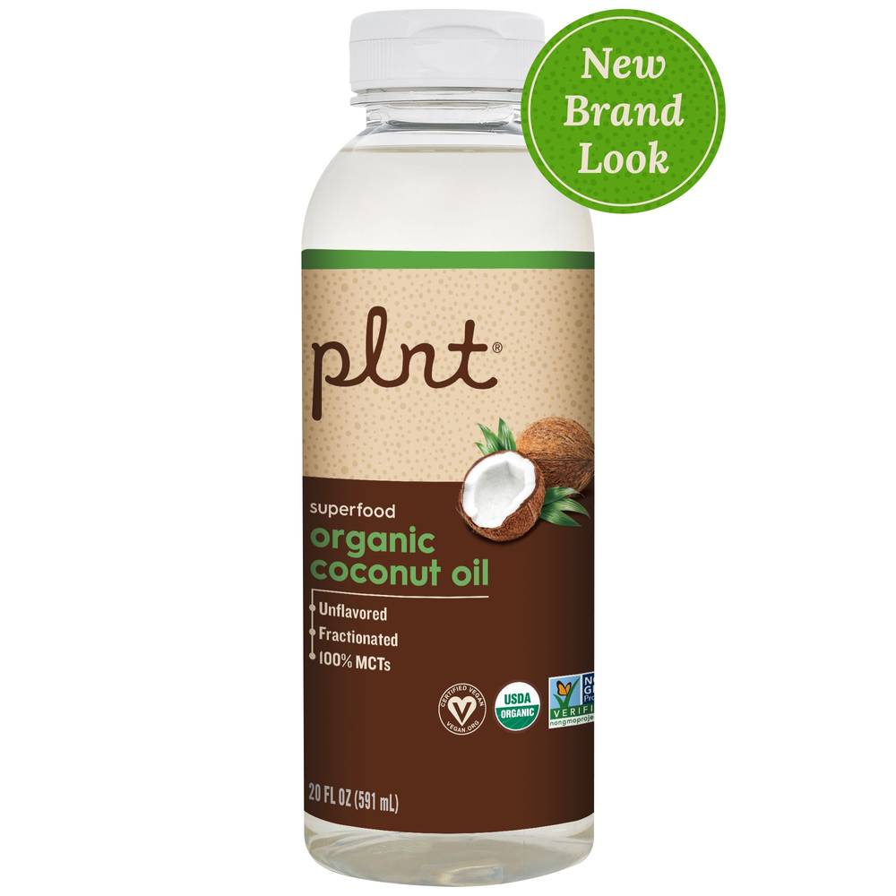 plnt Superfood Organic Coconut Oil (20 fl oz)