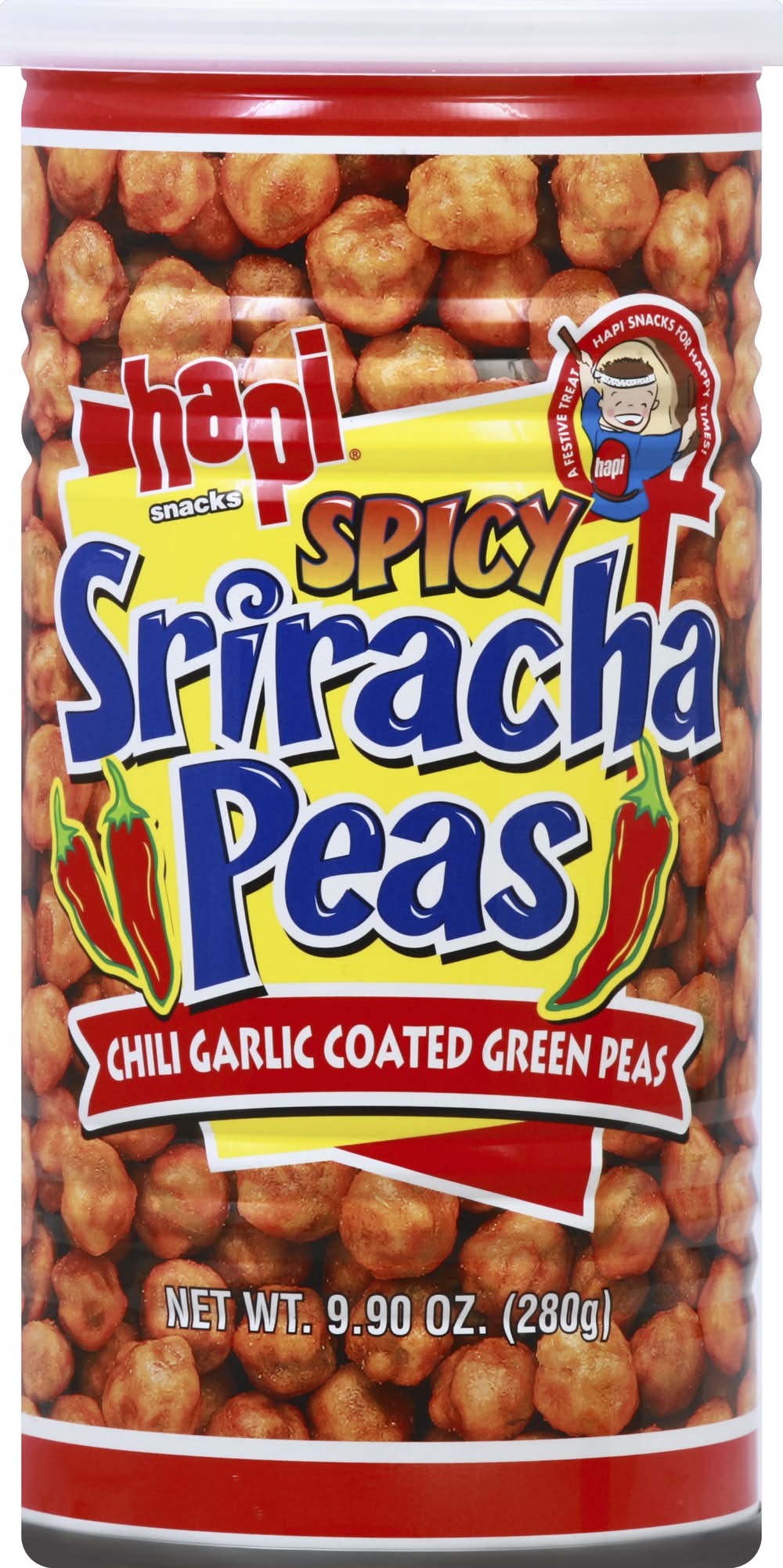 Hapi Spicy Chili Garlic Coated Green Sriracha Peas (9.9 oz)