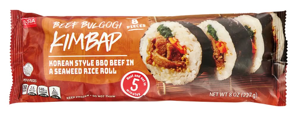 Fusia Asian Inspirations Beef Bulgogi Kimbap (8 oz, 8 ct)