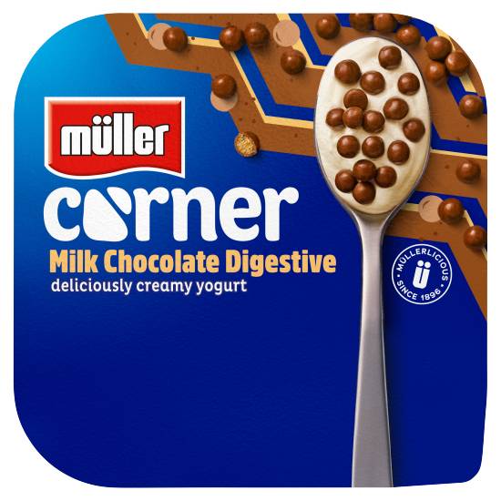 Müller Corner Milk Chocolate Digestives Yogurt 124g