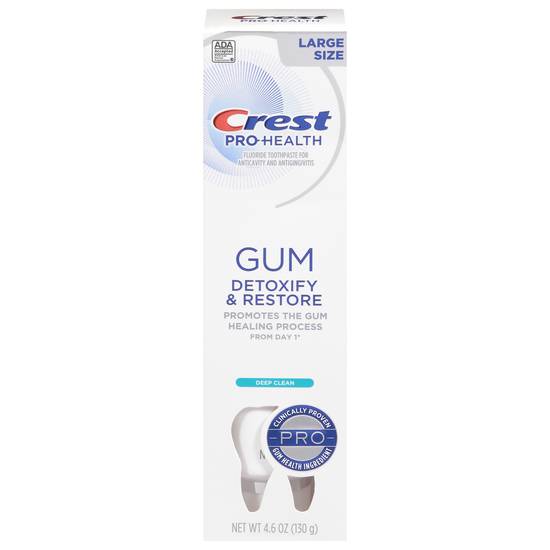 Crest Pro-Health Detoxify & Restore Deep Clean Toothpaste (large size)