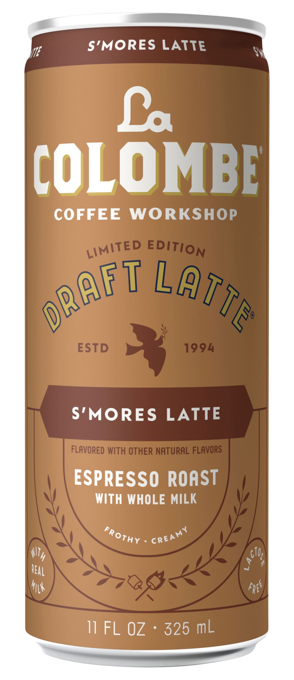 La Colombe Draft Cold Brew Coffee, S'mores Latte (11 fl oz)