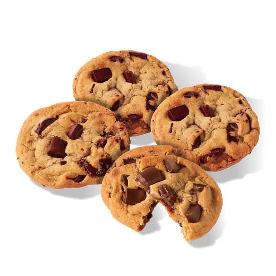4 Chocolate Chunk Cookies
