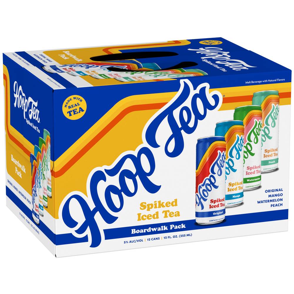 Hoop Tea Spiked Ice Tea (12 pack, 12 fl oz)