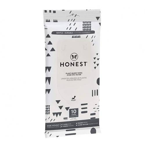 The Honest Company Plant-Based Baby Travel Wipes (10 units)