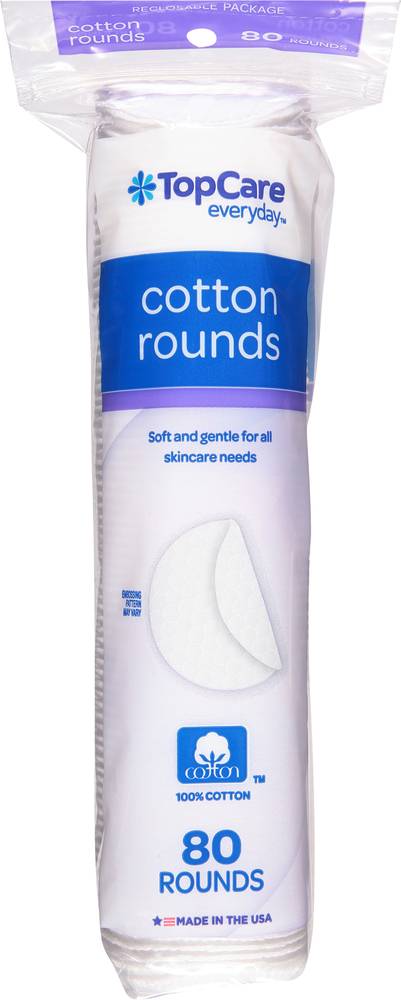Topcare Cotton Rounds (80 ct)
