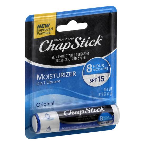 Chapstick Moisturizer 2 in 1 Lipcare Spf 15