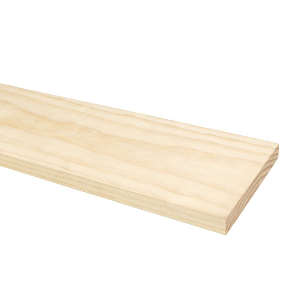 RELIABILT 1-in x 6-in x 6-ft Clear S4S Radiata Pine Common Board | L51244616