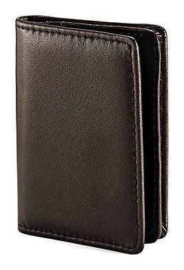 Samsonite Leather Business Card Holder, Black (44092-1041)