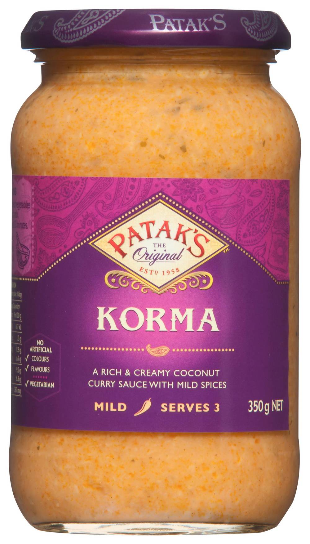 Patak's Korma Simmer Sauce Delivery Near Me Order Online Uber Eats