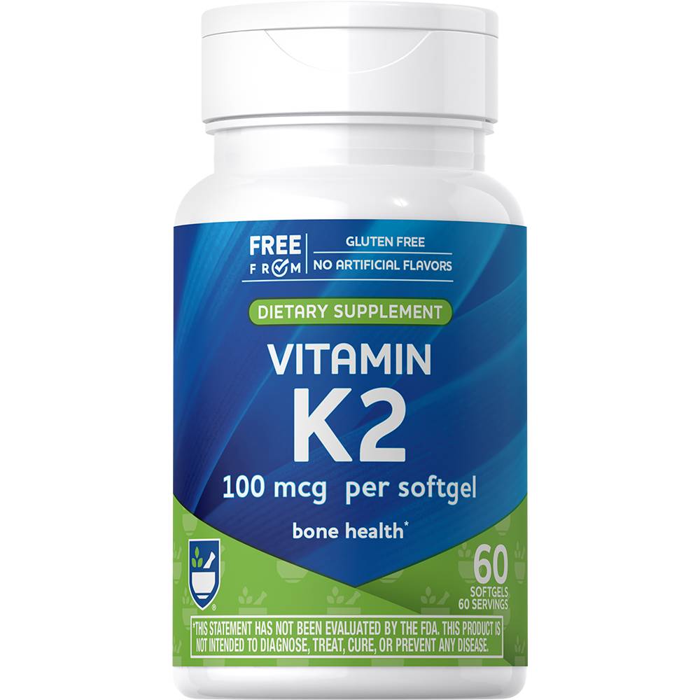 Rite Aid Vitamin K2 Softgels 100mcg (60 ct)