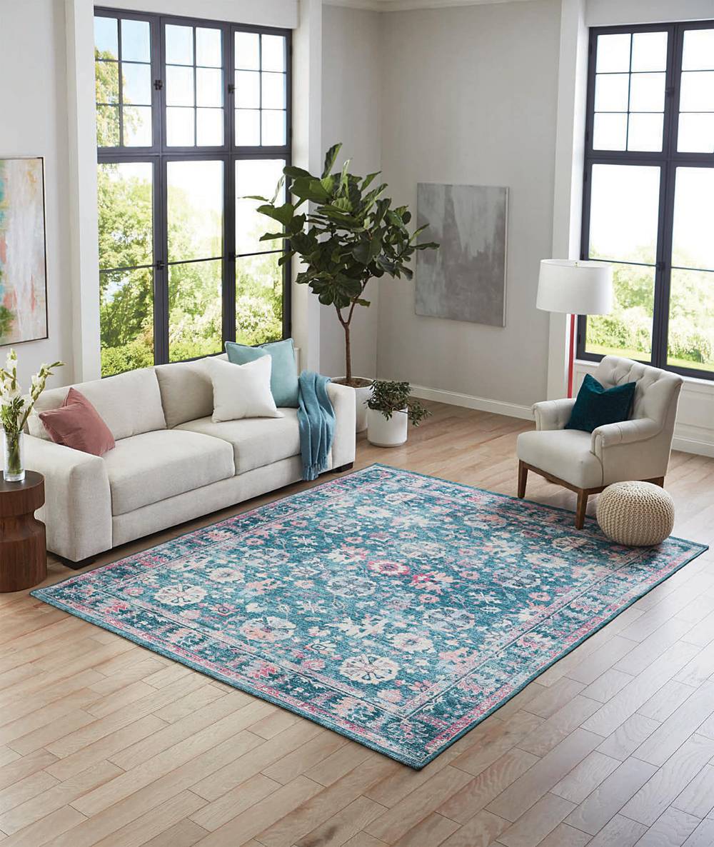 allen + roth 2 X 7 Aria Indoor Floral/Botanical Runner Rug | 31472