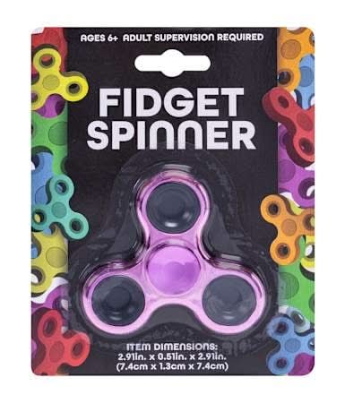 Fidget Spinner 2.91in Purple Metal