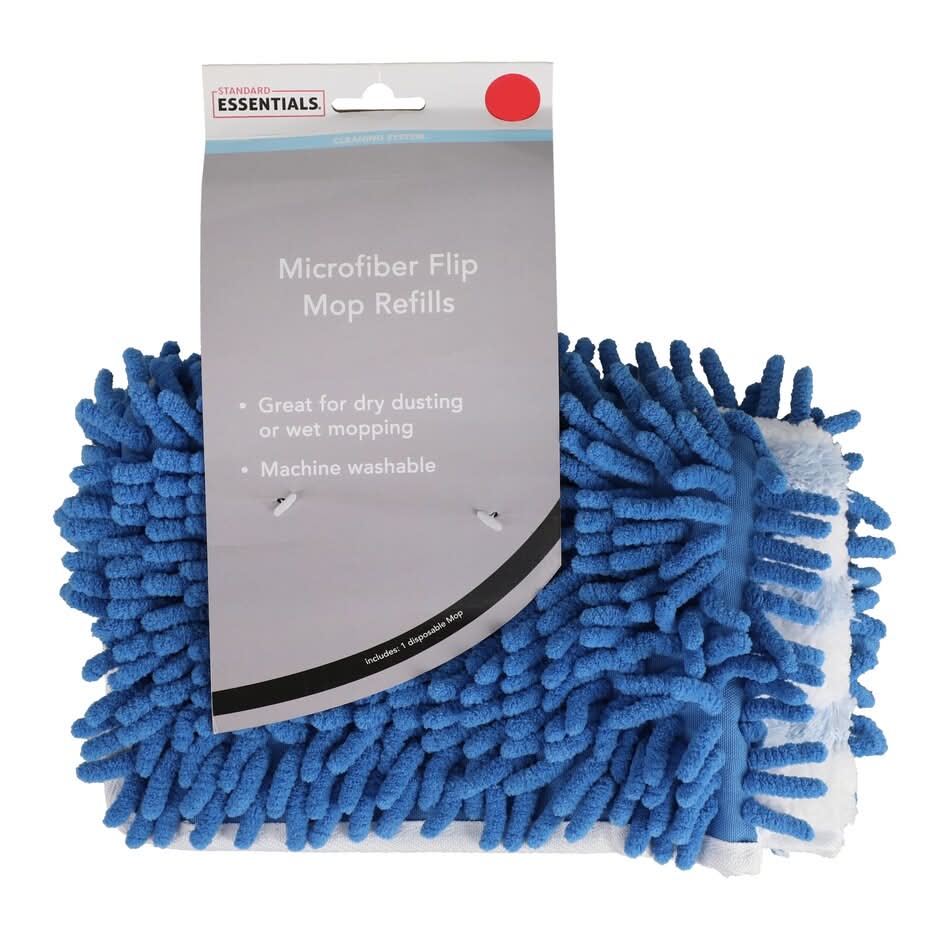 Essentials Microfiber Flip Mop Refill