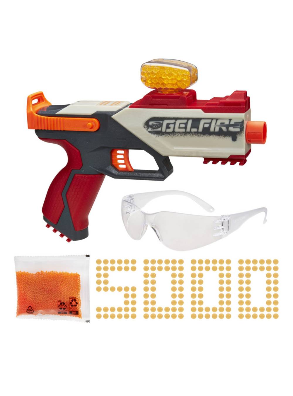 Nerf · Lanzador de agua pro gelfire legion f7979