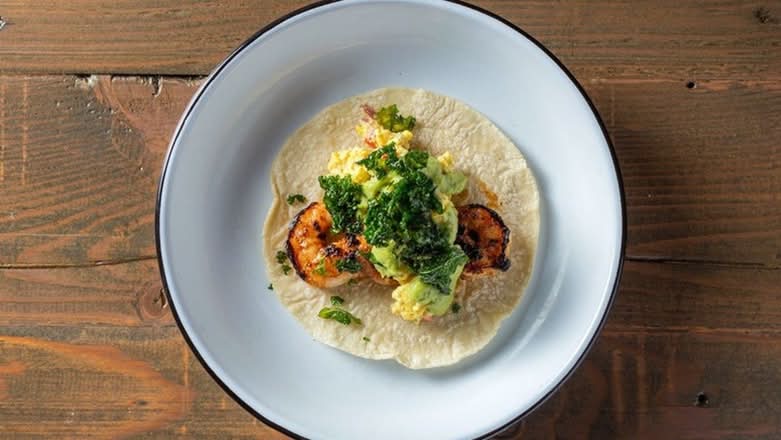 Garlic Shrimp Taco