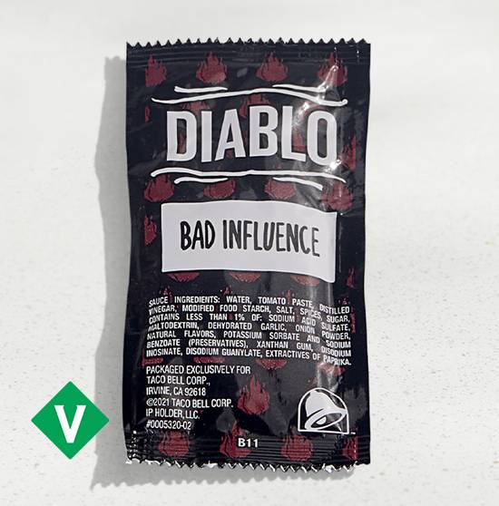 Diablo Sauce Packet