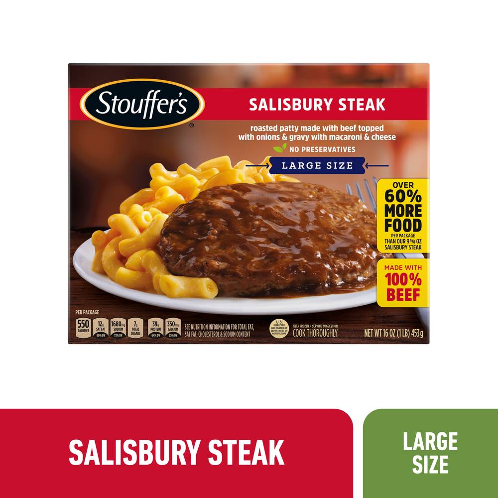 Stouffer's Large Size Salisbury Steak (1 lbs)