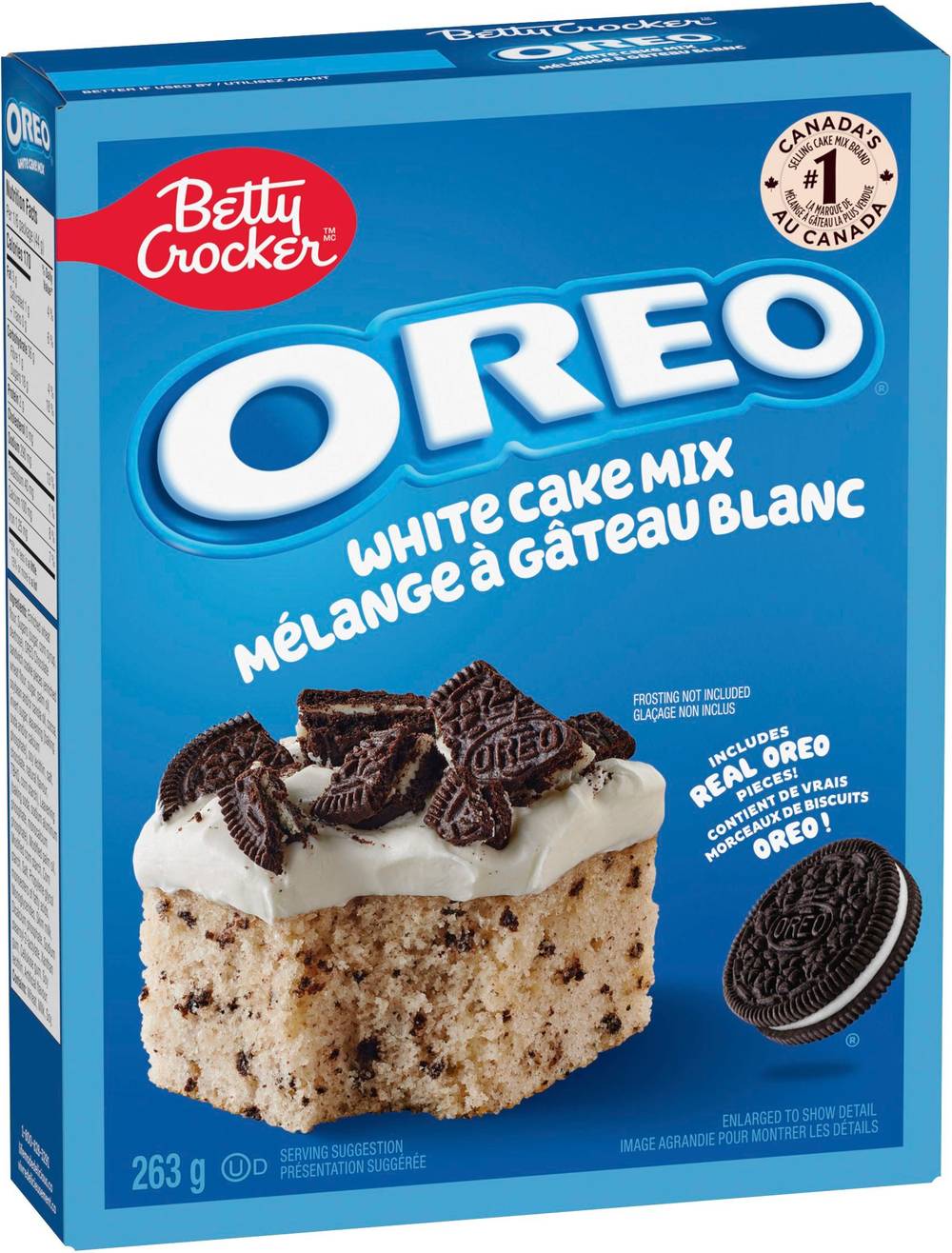 Betty crocker oreo mélange à gâteau blanc