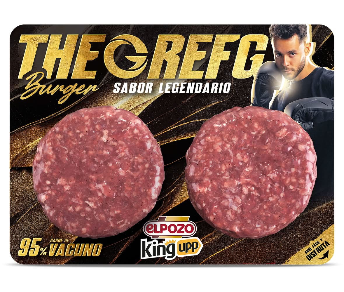 Burger De Vacuno The Grefg Elpozo Bandeja 360 G
