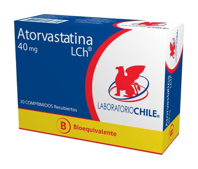 Atorvastatina (B) 40mg 30 Comprimidos Recubiertos