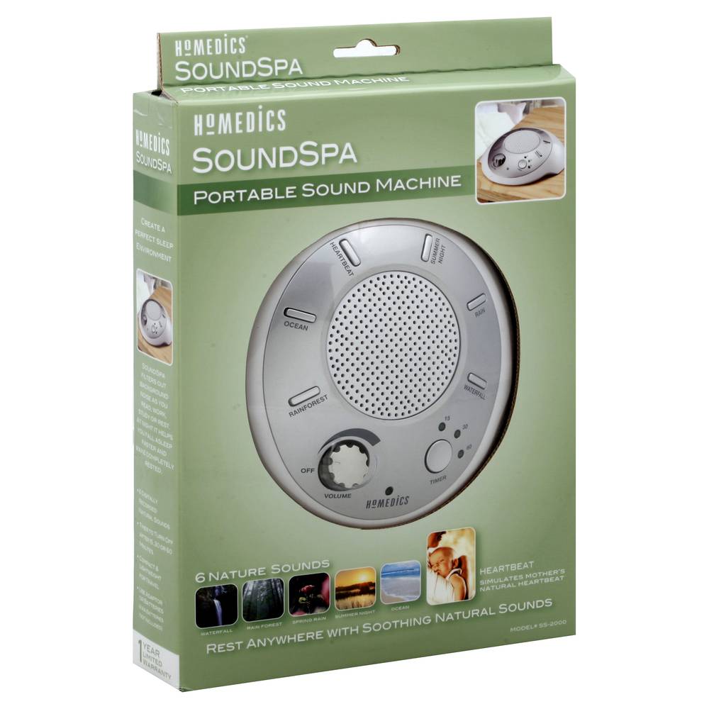 Homedics Soundspa Relaxation Sound Machine Ss-2000