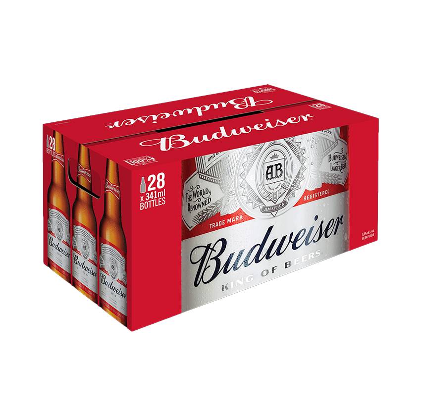 Budweiser  (28 Bottles, 341ml)