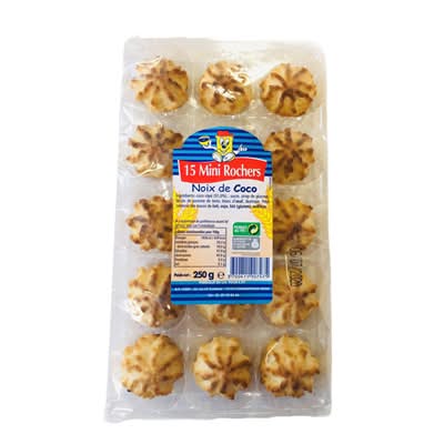 15MINI ROCHERS NOIX COCO 250G