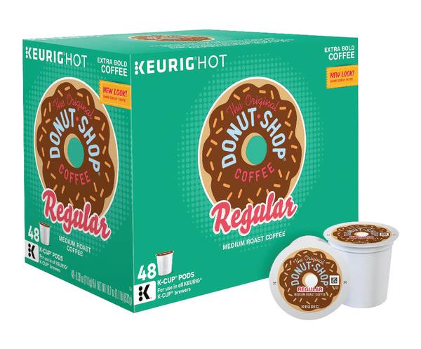 The Original Donut Shop® Single-Serve Coffee K-Cup®, Medium Roast, Carton Of 48