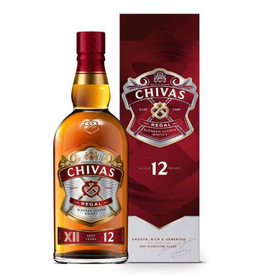 Chivas Regal Whisky - 12 ans d'âge - Blended scotch whisky - Alc. 40% vol. 70 cl