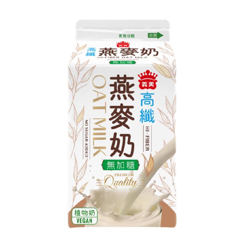 義美高纖燕麥奶(無加糖)375ml※因配送關係實際到貨效期約5-7天 <375ml毫升 x 1 x 1BOTTLE瓶>