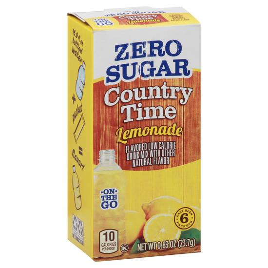 Country Time Zero Sugar Lemonade Drink Mix (0.8 oz)