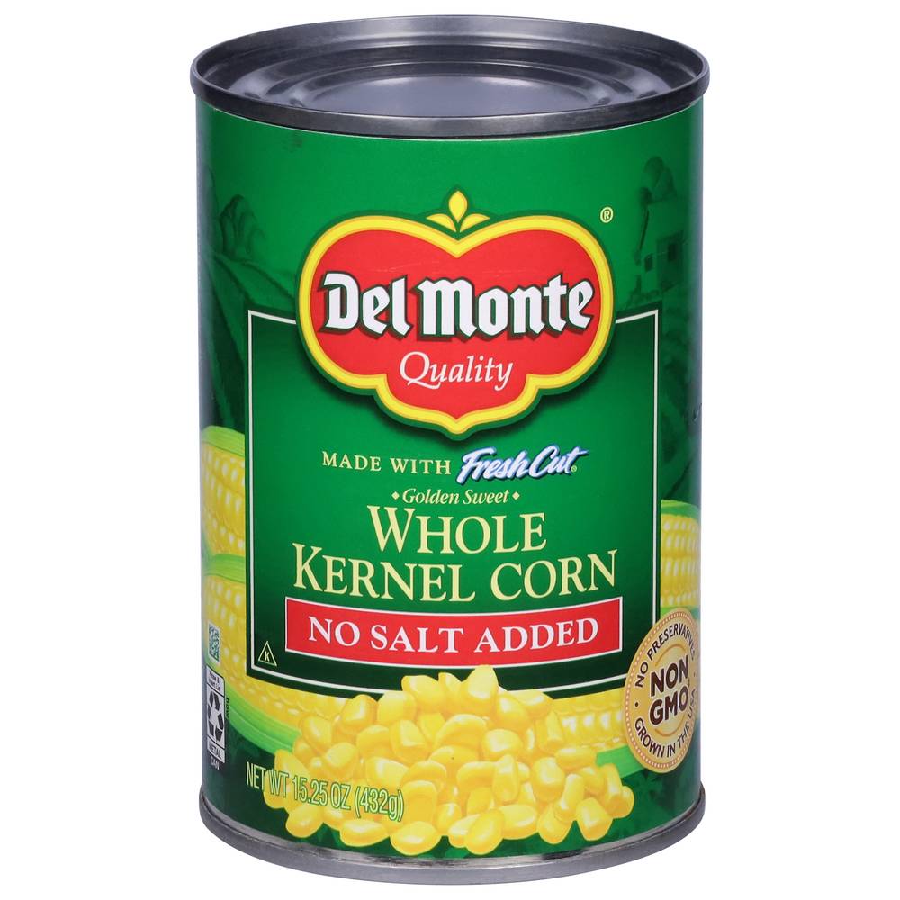 Del Monte Fresh Cut No Salt Added Whole Kernel Golden Sweet Corn