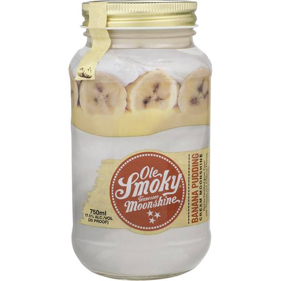 Ole Smoky Banana Pudding Moonshine Bottle (750 ml)