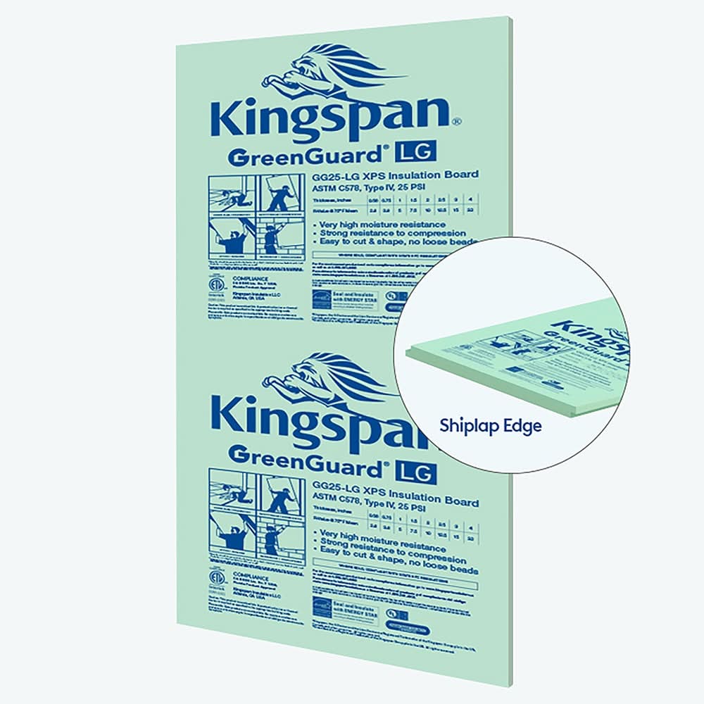 Kingspan Insulation R- 2.8 , 0.50-in x 4-ft x 8-ft Unfaced Foam Board Insulation