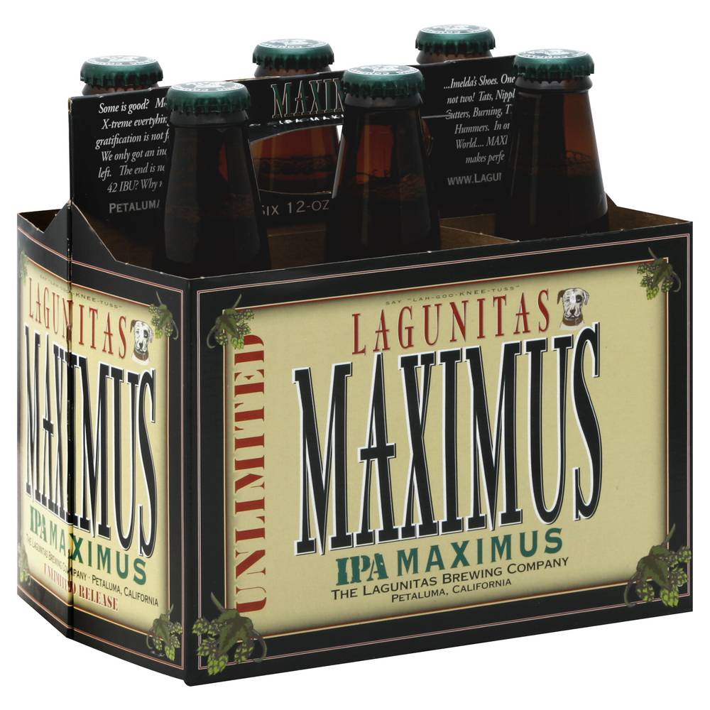 Lagunitas Maximus Colossal Beer (6 ct, 12 fl oz)