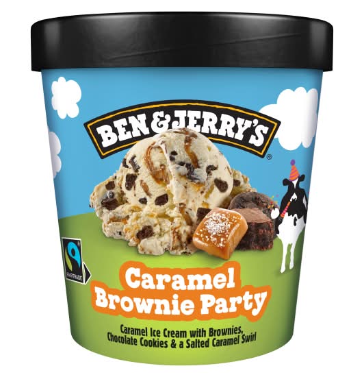 Ben & Jerry's Caramel Brownie Party, Ice Cream (465ml)