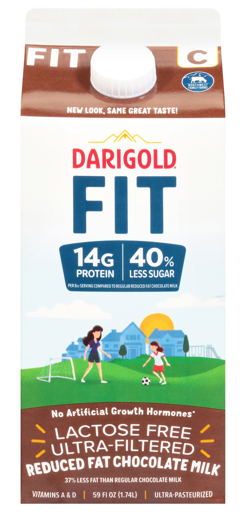 Darigold Fit Lactose Free Chocolate Reduced Fat Milk (61.5 oz)