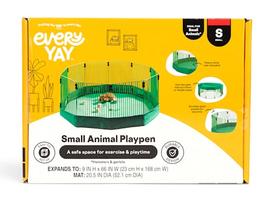 EveryYay Run & Play Space Small Animal Playpen, Small
