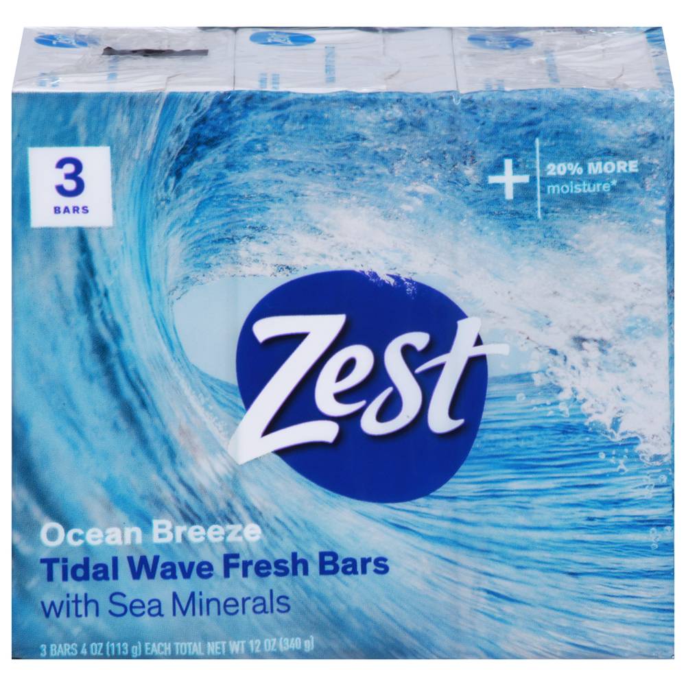 Zest Ocean Breeze Refreshing Bars (3 ct)