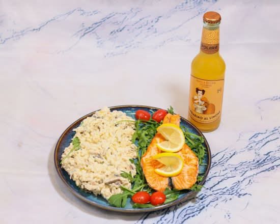 Risotto saumon