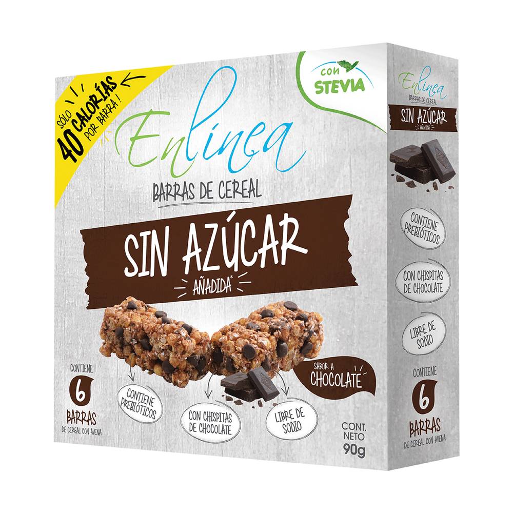 En Línea · Barra cereal sabor chocolate (90 g)