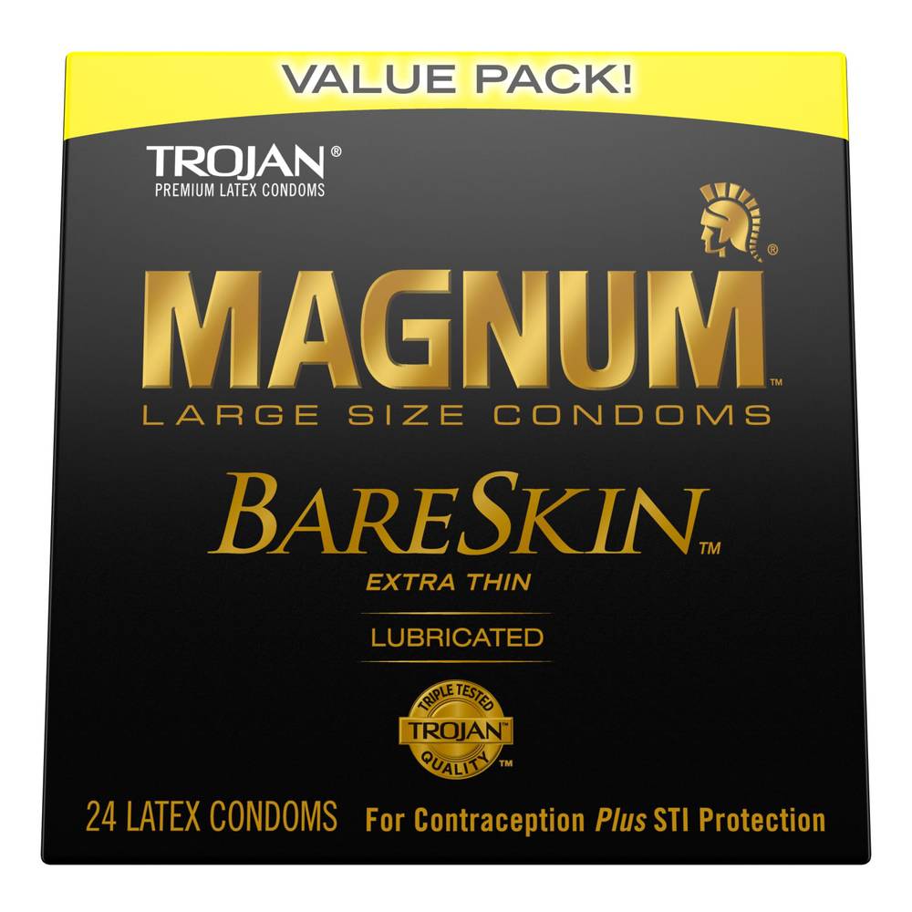 Trojan Magnum Bareskin Large Size Condom