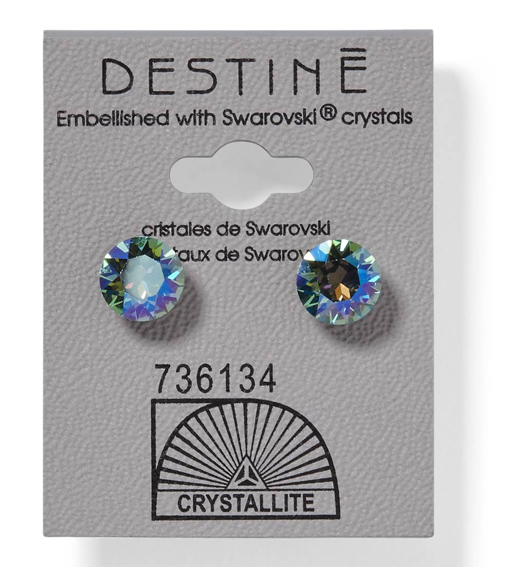 Aqua Aura Diamond Earrings