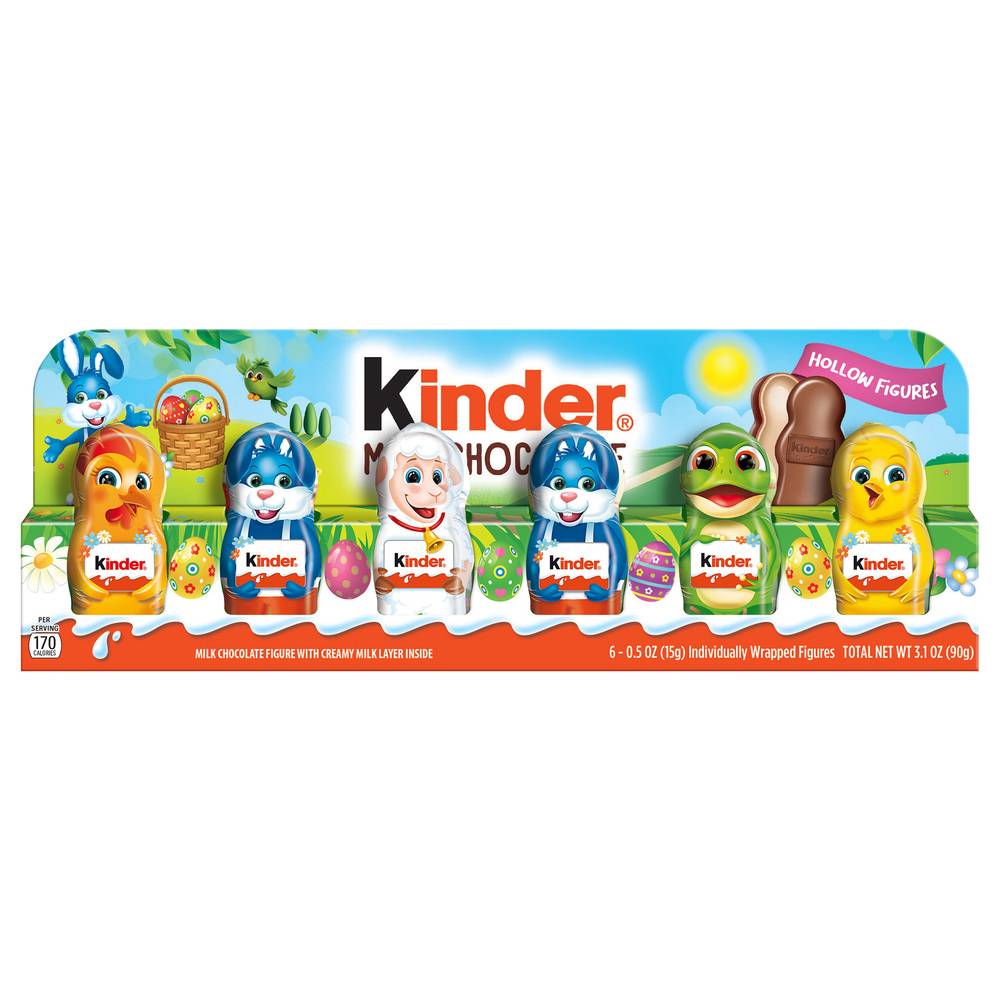 Kinder Easter Hollow Milk Chocolate Figures (3.1 oz)