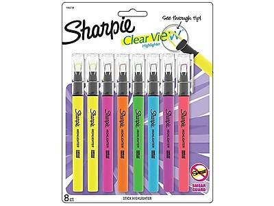 Sharpie Clearview Stick Asst 8 ct